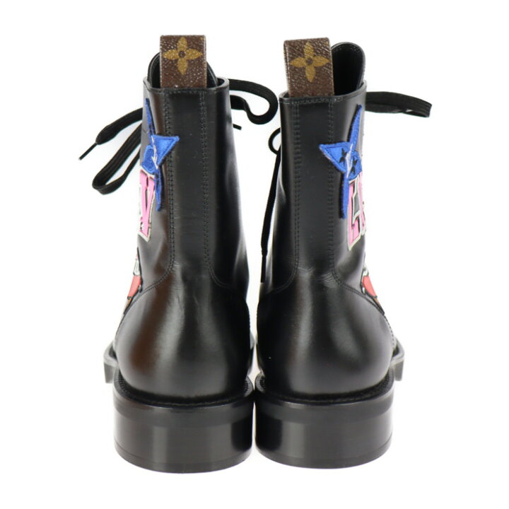 楽天市場】超美品 LOUIS VUITTON ルイ ヴィトン ショートブーツ 