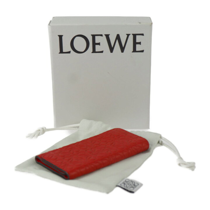 楽天市場】超美品 LOEWE ロエベ リピートアナグラム キーケース 107.55  