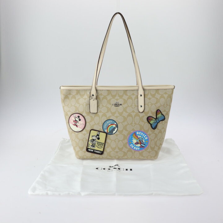 楽天市場】美品 COACH コーチ キース シティージップ シグネチャー 