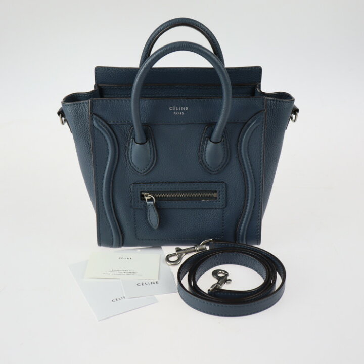 楽天市場】CELINE セリーヌ ラゲージ ナノ ショッパー ハンドバッグ  
