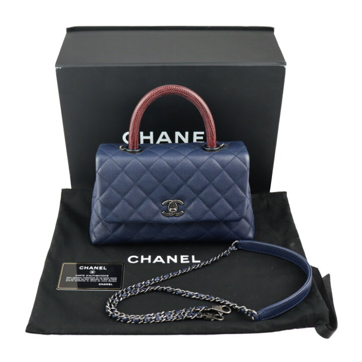 楽天市場】美品 CHANEL シャネル ココハンドル XS マトラッセ 