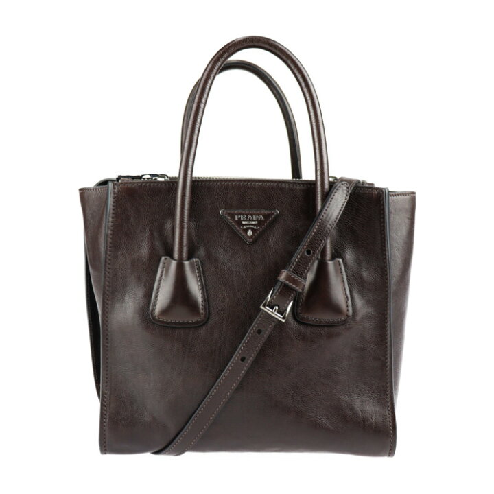 楽天市場】美品 PRADA プラダ 三角ロゴプレート ハンドバッグ BN2625 