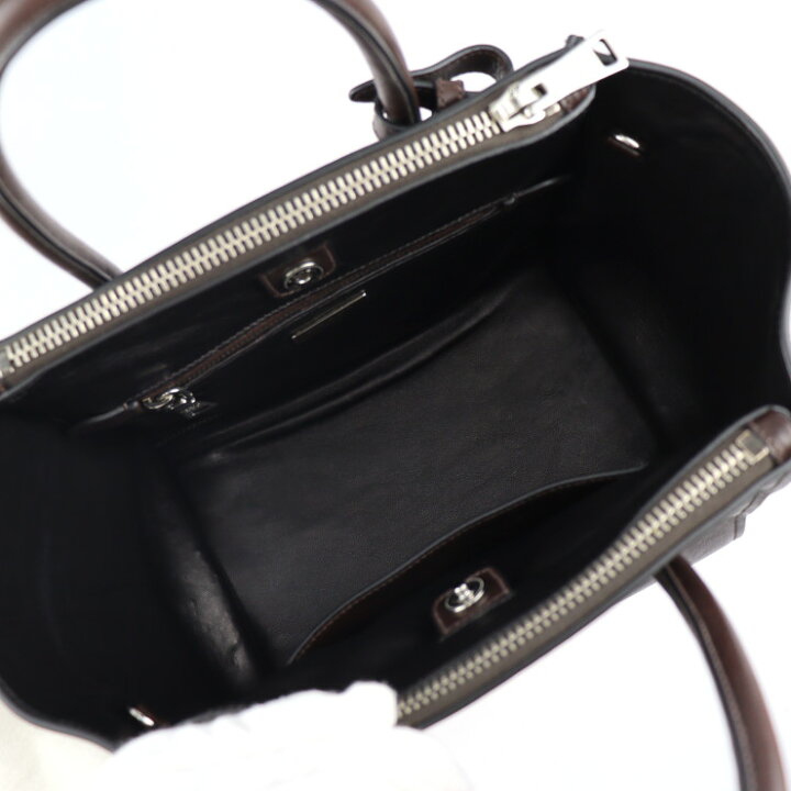 楽天市場】美品 PRADA プラダ 三角ロゴプレート ハンドバッグ BN2625 