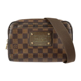 LOUIS VUITTON ルイ ヴィトン バムバック ブルックリン ウエストバッグ N41101 ダミエキャンバス エベヌ ゴールド金具 ブロンズ金具 ボディバッグ ビトン【本物保証】【中古】