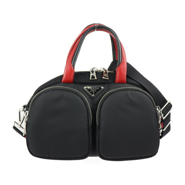 楽天市場】超美品 PRADA プラダ TESSUTO POCKET ハンドバッグ 1BB062 