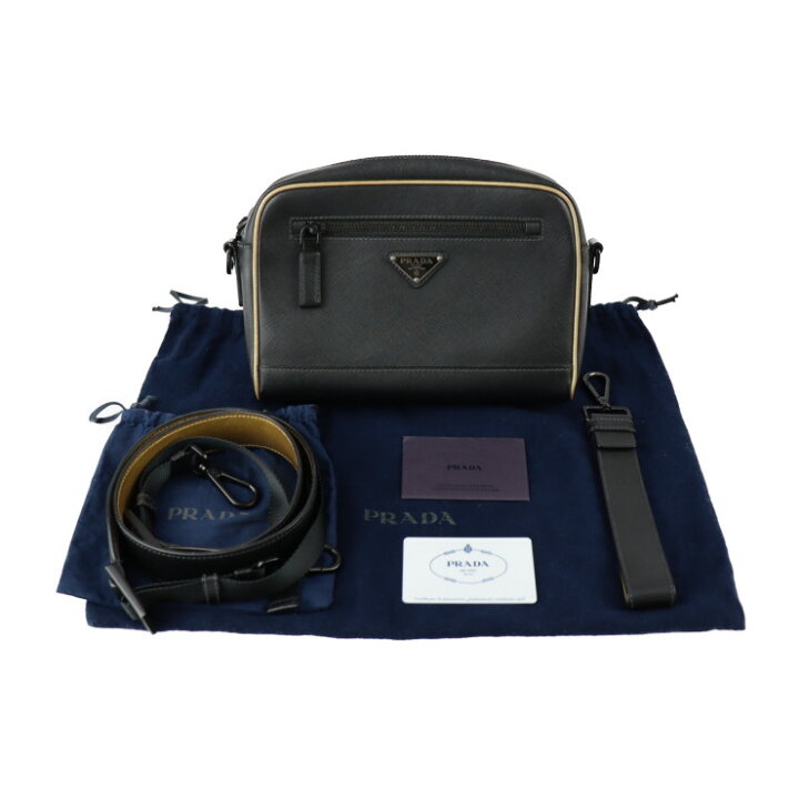 楽天市場】美品 PRADA プラダ トライアングルロゴ ショルダーバッグ 