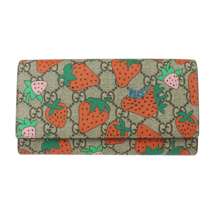楽天市場】美品 GUCCI グッチ GGスプリーム 長財布 573840 PVC レザー  