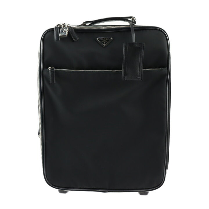 楽天市場】美品 PRADA プラダ キャリーバッグ VV030M ナイロン レザー 