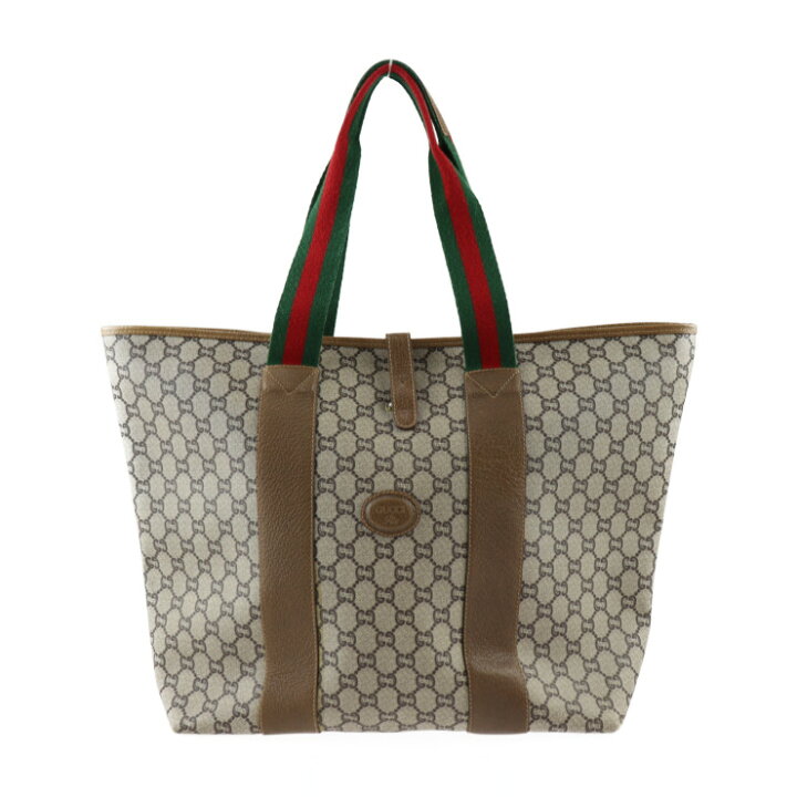 楽天市場】GUCCI グッチ オールドグッチ シェリーライン トートバッグ 