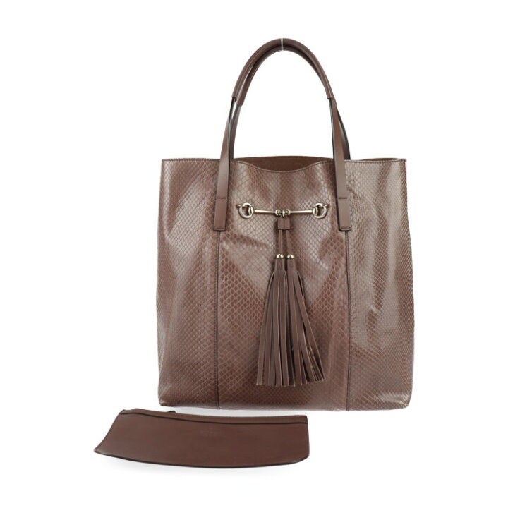 楽天市場】GUCCI グッチ ホースビット トートバッグ 297006 パイソン  