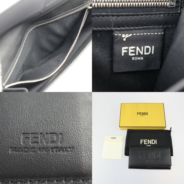 楽天市場】超美品 FENDI フェンディ コンチネンタル ウォレット 長財布  