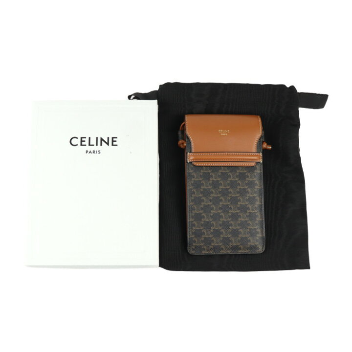 楽天市場】超美品 CELINE セリーヌ フォーンケース トリオンフ 