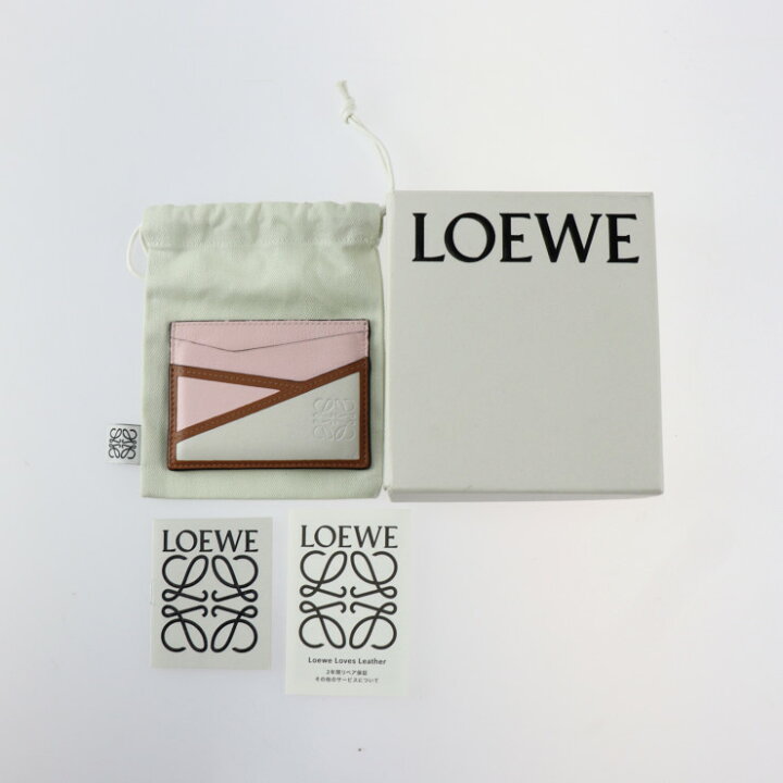 楽天市場】美品 LOEWE ロエベ PLAIN CARDHOLD プレーン カードホルダー 