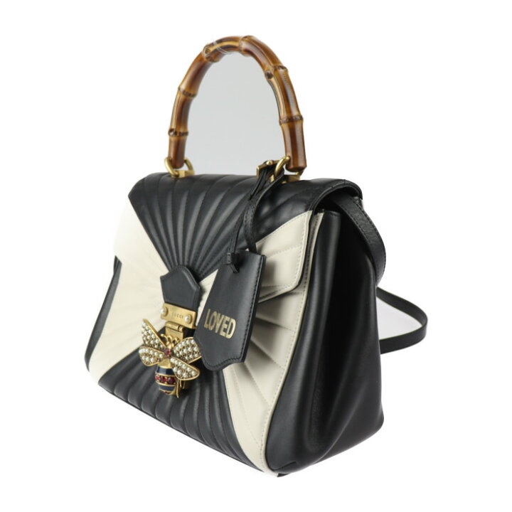 楽天市場】美品 GUCCI グッチ クイーンマーガレット トップハンドル 