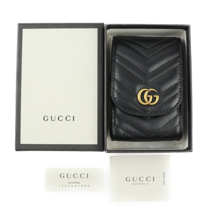 楽天市場】超美品 GUCCI グッチ シガレットケース GGマーモント その他  