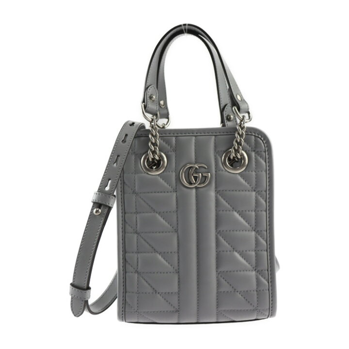 楽天市場】超美品 GUCCI グッチ GGマーモント ハンドバッグ 696123 