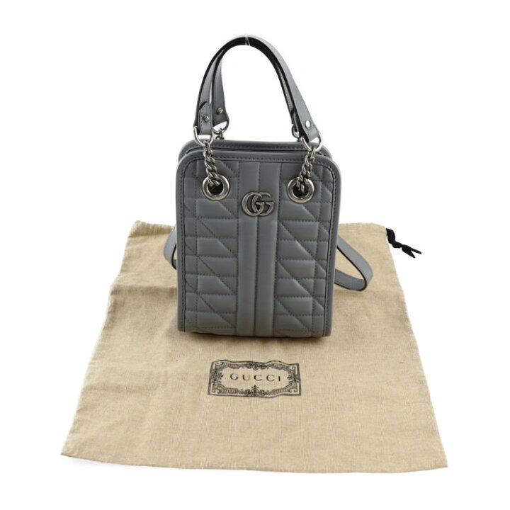 楽天市場】超美品 GUCCI グッチ GGマーモント ハンドバッグ 696123 