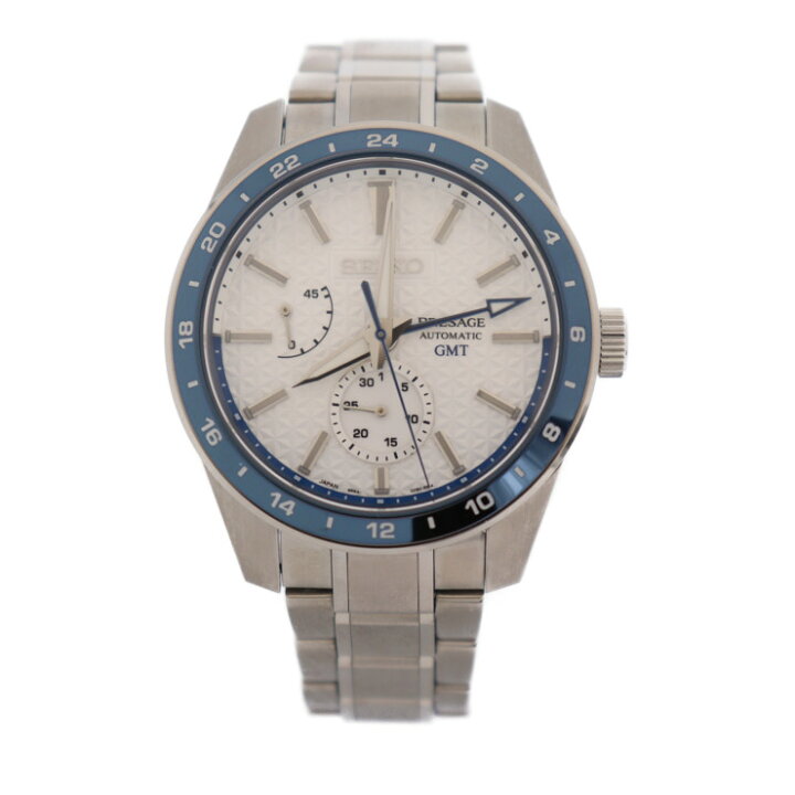 楽天市場】超美品 SEIKO セイコー プレサージュ GMT 腕時計 SARF007 