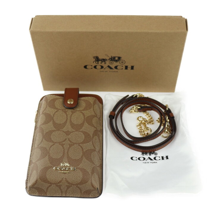 楽天市場】新品未使用展示品 COACH コーチ スマホショルダー  