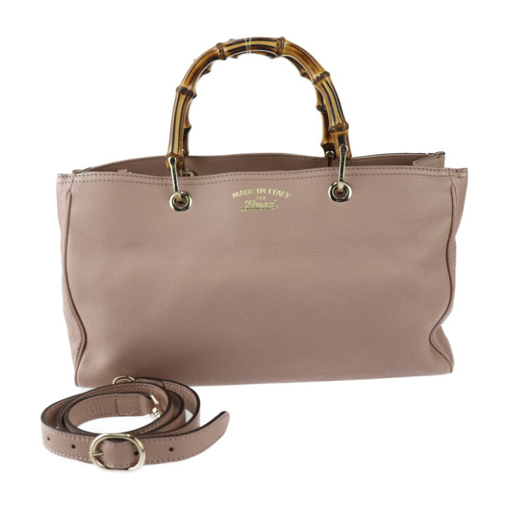 楽天市場】超美品 GUCCI グッチ ショッパー ミディアム バンブー 