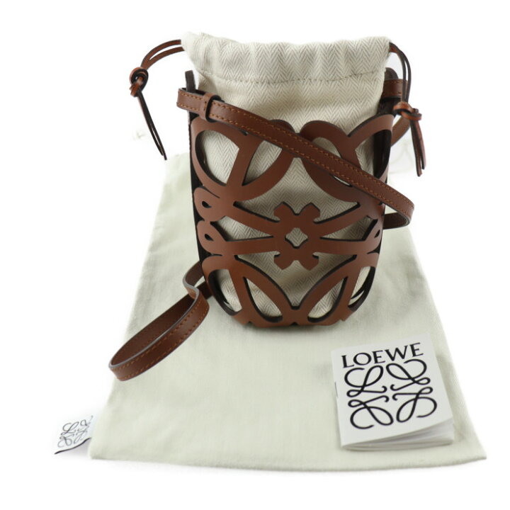 楽天市場】超美品 LOEWE ロエベ アナグラム カット アウト ポケット 