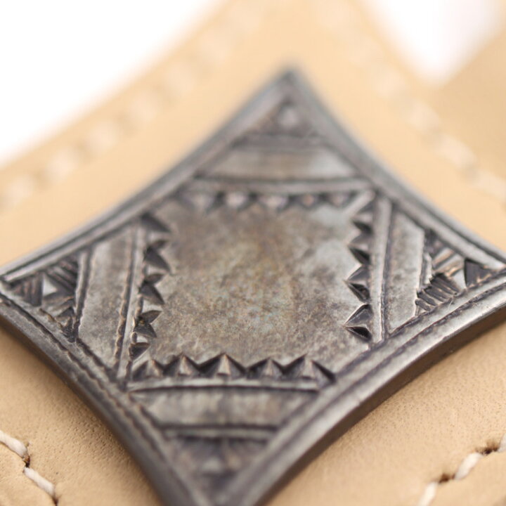 楽天市場】HERMES エルメス トゥアレグ ネックレス - レザー SV925 