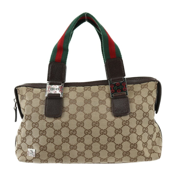 楽天市場】美品 GUCCI グッチ シェリーライン ハンドバッグ 145759 GG 