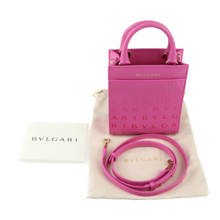 楽天市場】新古未使用展示品 BVLGARI ブルガリ 2WAY ミニ トートバッグ 