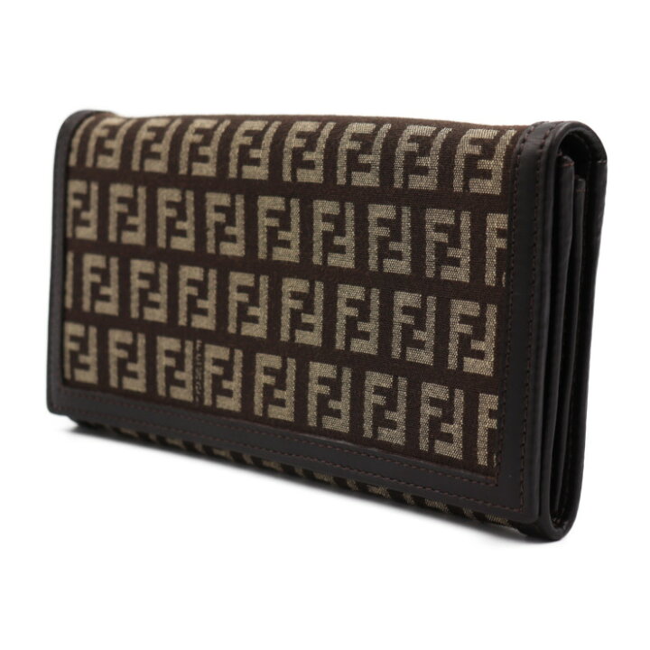 楽天市場】美品 FENDI フェンディ ズッキーノ 長財布 8M0000 