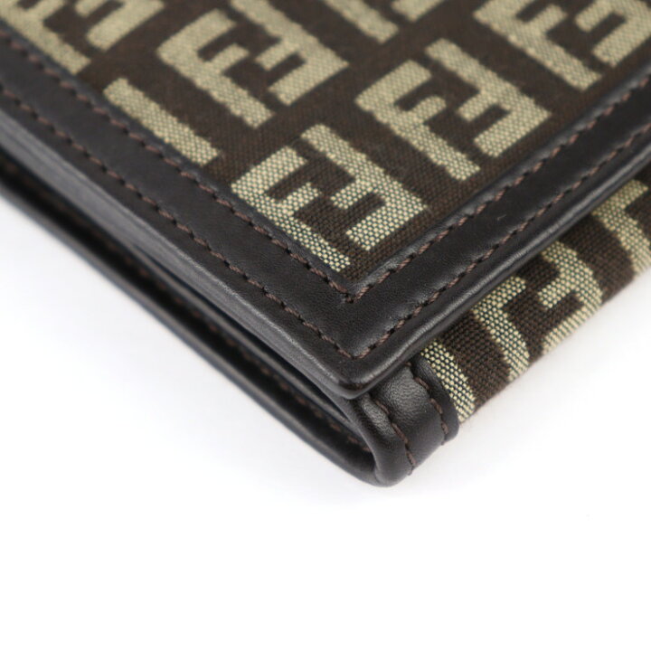 楽天市場】美品 FENDI フェンディ ズッキーノ 長財布 8M0000 