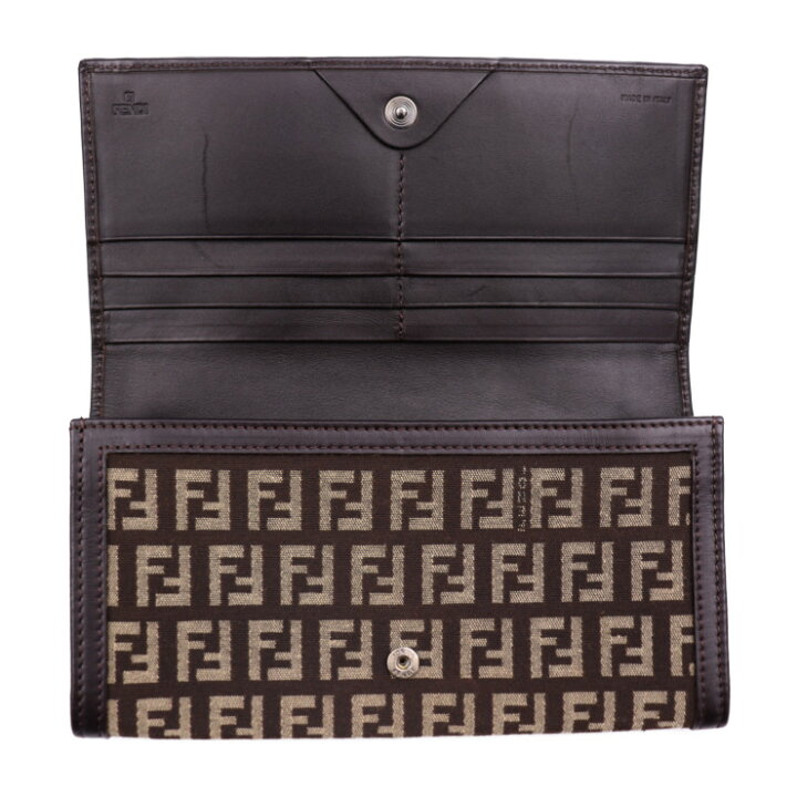 楽天市場】美品 FENDI フェンディ ズッキーノ 長財布 8M0000 ｜長財布