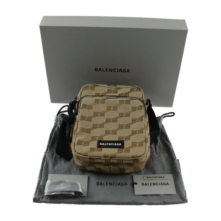 楽天市場】美品 BALENCIAGA バレンシアガ モノグラム ショルダーバッグ 