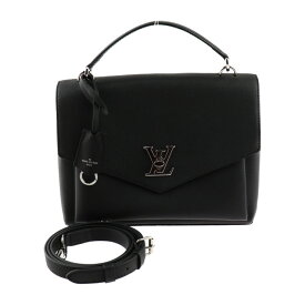 超美品 LOUIS VUITTON ルイ ヴィトン マイロックミー ハンドバッグ M54849 グレインカーフレザー ブラック シルバー金具 2WAY ショルダーバッグ ビトン【本物保証】【中古】