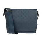 美品 LOUIS VUITTON ルイ ヴィトン ディストリクトPM ショルダーバッグ N41285 ダミエアンフィニ コスモス マットシルバー金具 メッセンジャーバッグ ビトン【本物保証】【中古】