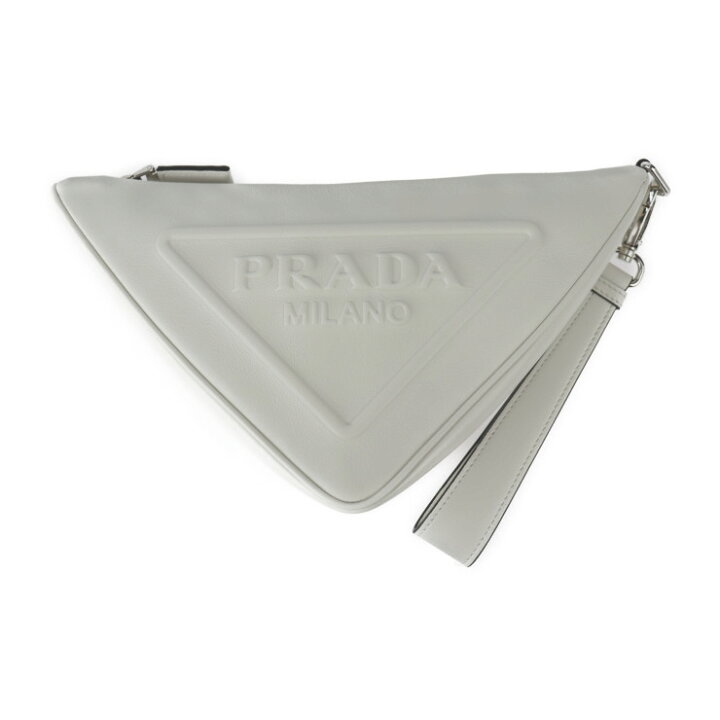 楽天市場】新古未使用展示品 PRADA プラダ トライアングル クラッチ 