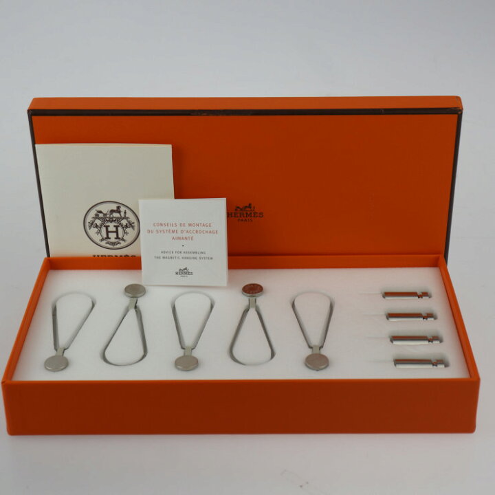 楽天市場】新品未使用展示品 HERMES エルメス FIXATION CARRE BOITIER 