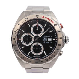 超美品 TAG HEUER タグホイヤー フォーミュラ1 キャリバー16 クロノグラフ 腕時計 CAZ2010.BA0876 ステンレススチール シルバー ブラック文字盤 自動巻き【本物保証】【中古】