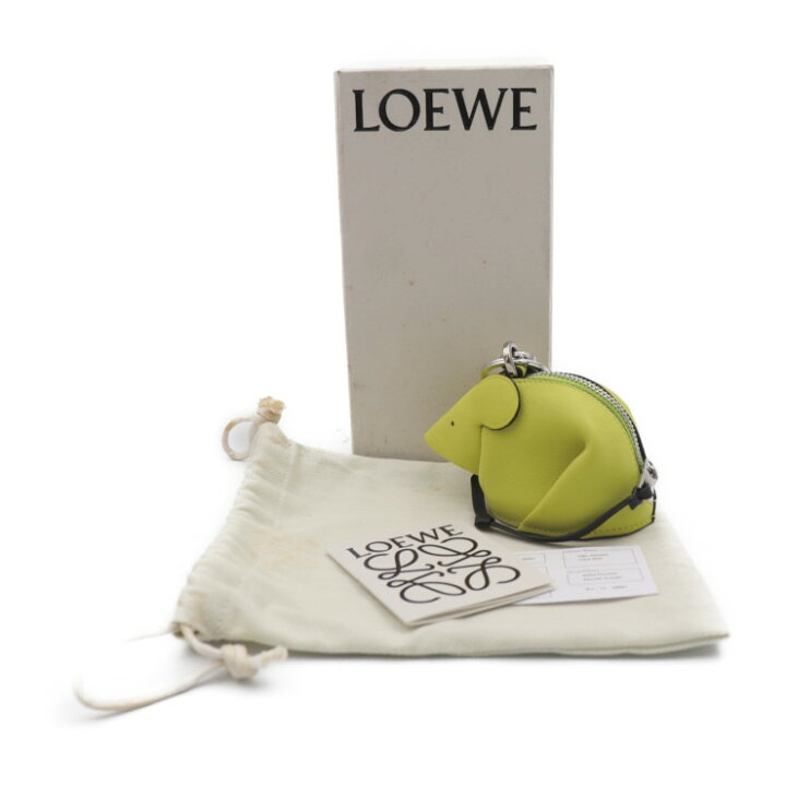 楽天市場】超美品 LOEWE ロエベ バッグチャーム コインケース 199.30 