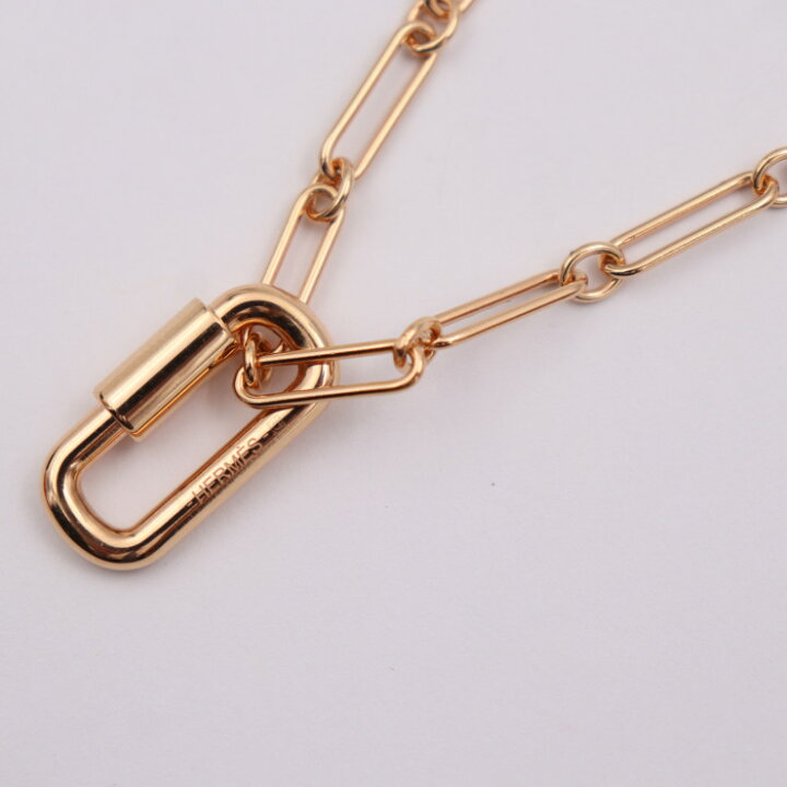 楽天市場】超美品 HERMES エルメス ロングネックレス キュリオジテ 