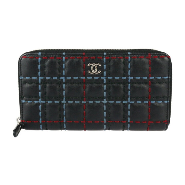楽天市場】美品 CHANEL シャネル ロング ジップ ウォレット 長財布 