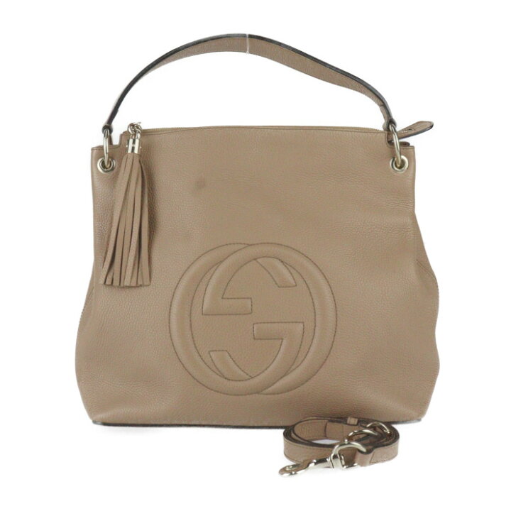 楽天市場】美品 GUCCI グッチ ソーホー ハンドバッグ 408825 レザー  