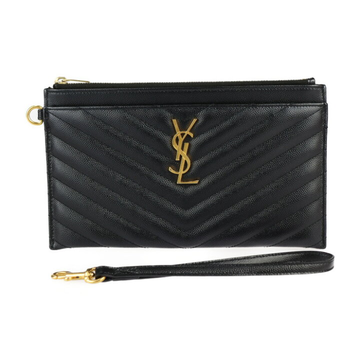 楽天市場】SAINT LAURENT PARIS サンローランパリ ビルポーチ ラージ 