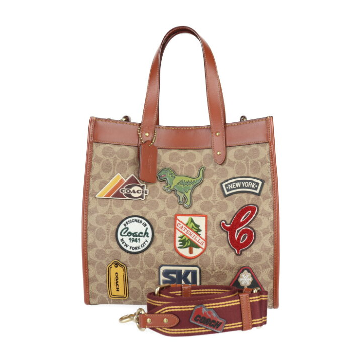 楽天市場】超美品 COACH コーチ シグネチャー キャンバス ウィズ  