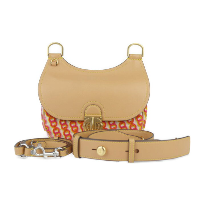 楽天市場】美品 Tory Burch トリーバーチ ジェームス スモール サドル  