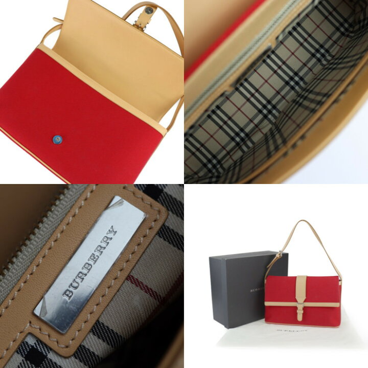 楽天市場】超美品 BURBERRY バーバリー ワンショルダーバッグ 