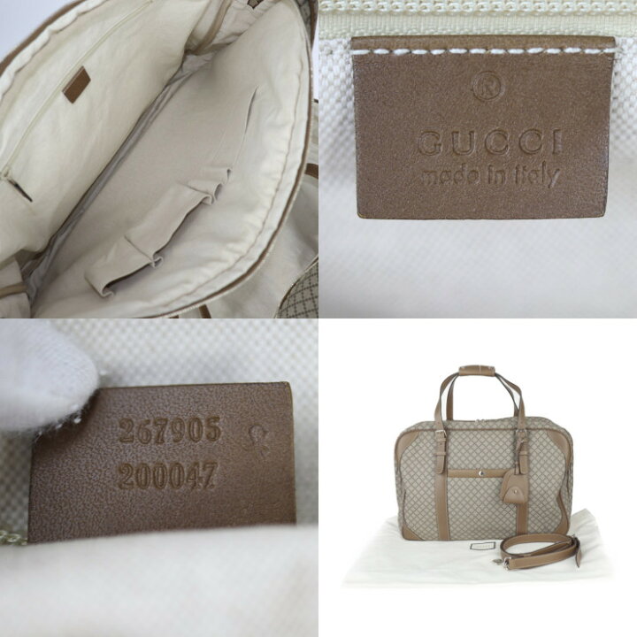 楽天市場】美品 GUCCI グッチ ディアマンテ ボストンバッグ 267905 PVC  