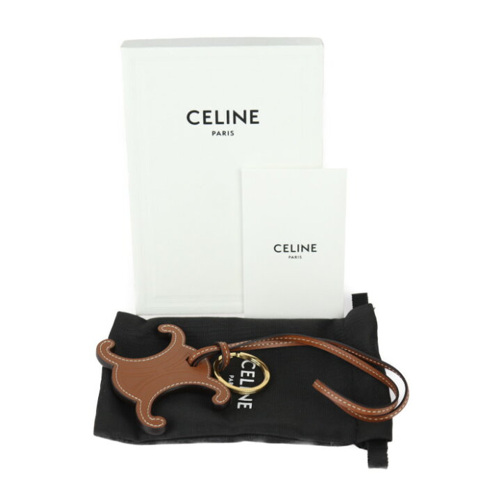 楽天市場】美品 CELINE セリーヌ バッグチャーム トリオンフ 