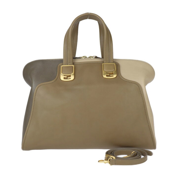 楽天市場】超美品 FENDI フェンディ カメレオン ハンドバッグ 8BL110 