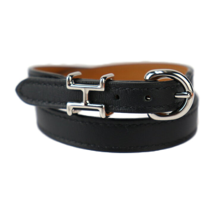 楽天市場】超美品 HERMES エルメス レザーブレスレット トレンチ 