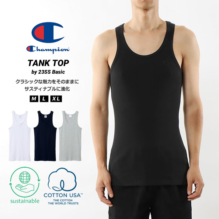 楽天市場】Champion チャンピオン タンクトップ メンズ レディース 